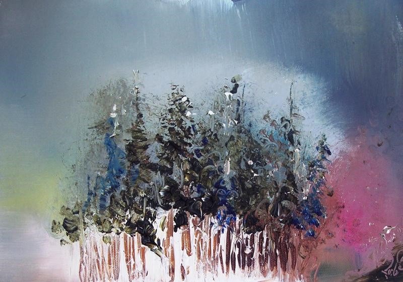 'A Hundle of Trees' by artist Rosanne Barr